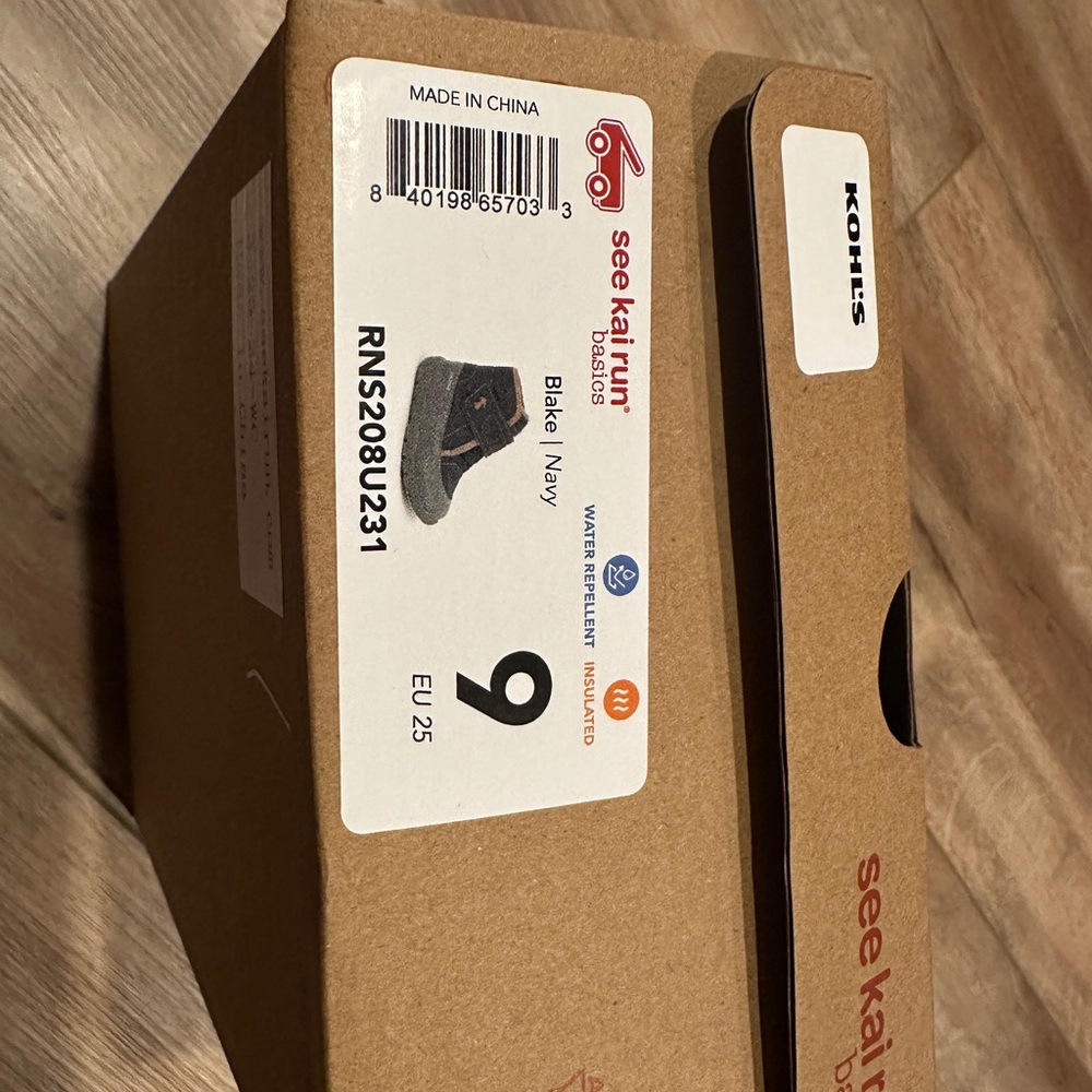 See Kai Run Navy Snow Boots